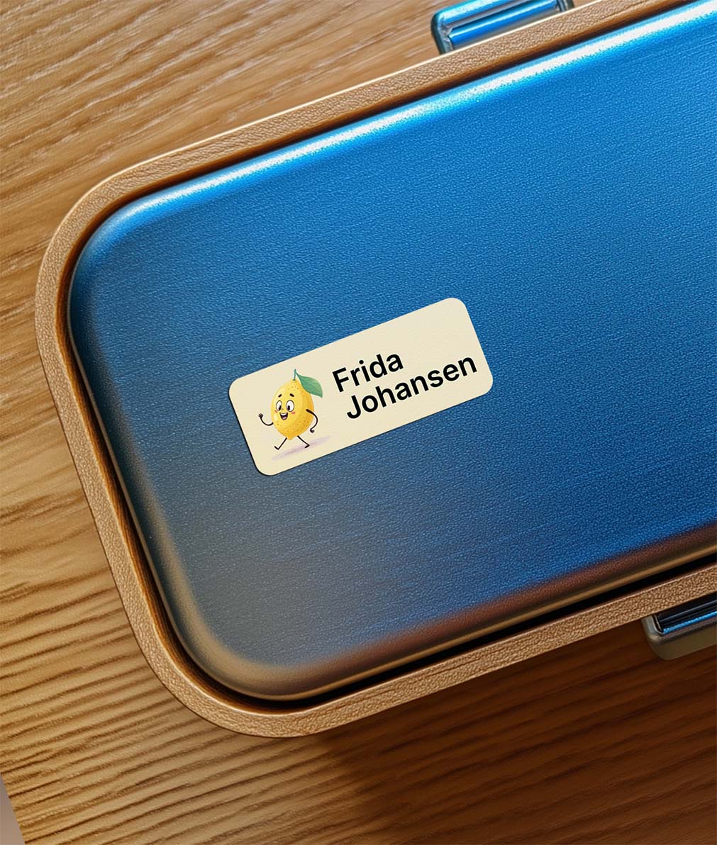 QR-navnelapp på klær